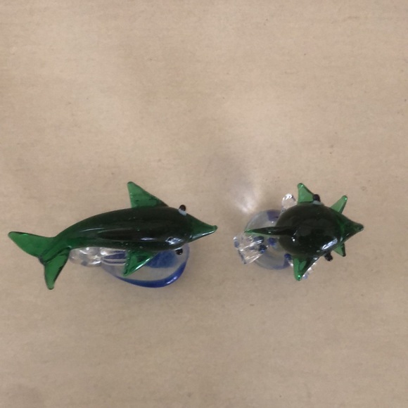 2 hand blown glass fish - Picture 6 of 6